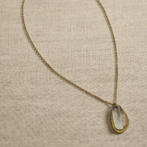 Banana Republic Factory Genuine Horn Pendant Necklace